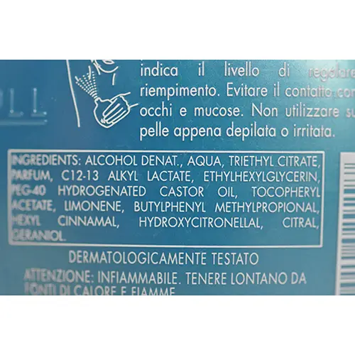 Foto dell’avviso ufficiale: Breeze Blue Deodorant — rischio: Rischio chimico