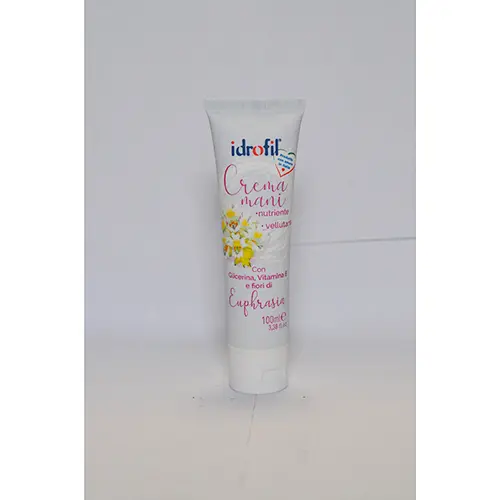 Foto uit de officiële melding: Idrofil Crema mani nutriente vellutante Handcrème — risico: Chemische risico's