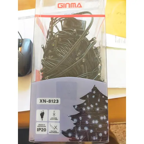 Foto do aviso oficial: GINMA 500 Led Corrente de iluminação — risco: Choque elétrico & Incêndio (SR/01240/25)
