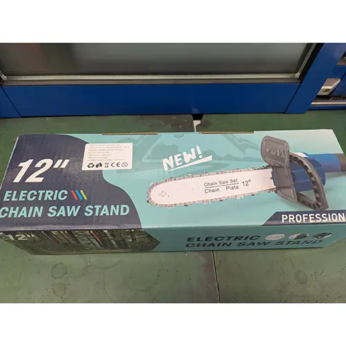 Photo de l’avis officiel: 12" ELECTRIC CHAIN SAW STAND Kit de conversion de meuleuse d'angle — risque: Coupures