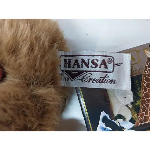 Foto aus der offiziellen Meldung: HANSA CREATION Tarantula Plüschtier — Risiko: Ersticken