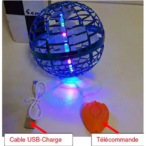 Foto do aviso oficial: Smart life Brinquedo de bola voadora — risco: Químico & Engasgamento