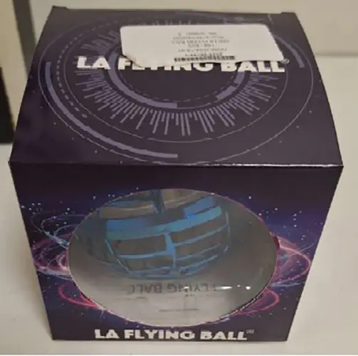 Foto do aviso oficial: Smart life Brinquedo de bola voadora — risco: Químico & Engasgamento