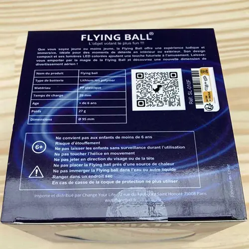 Foto do aviso oficial: Smart life Brinquedo de bola voadora — risco: Químico & Engasgamento