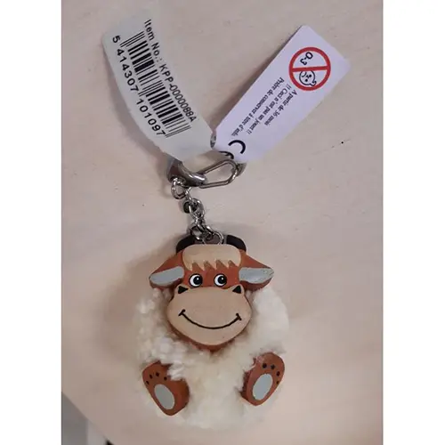 Photo de l’avis officiel: Imagin PORTE CLEFS POMPOM Porte-clés — risque: Étouffement