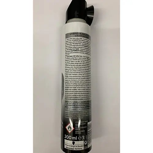Photo de l’avis officiel: TAFT Looks Hairspray Carbon Force Spray pour cheveux — risque: Risque chimique