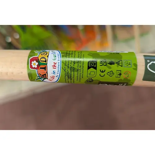 Foto dell’avviso ufficiale: Esschert design BV Kids in the garden Rastrello per bambini — rischio: Lesioni