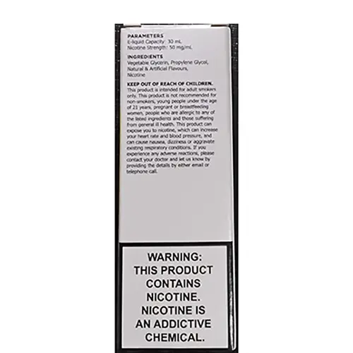 Photo de l’avis officiel: ELFLIQ NIC SALTS Cartouche de cigarette électronique — risque: Risque chimique (SR/01231/25)