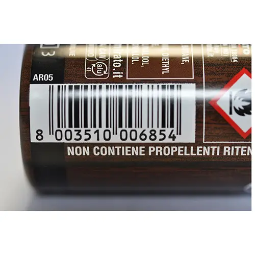 Photo de l’avis officiel: Splend'or LACCA ecofix Spray pour cheveux — risque: Risque chimique (SR/01353/25)