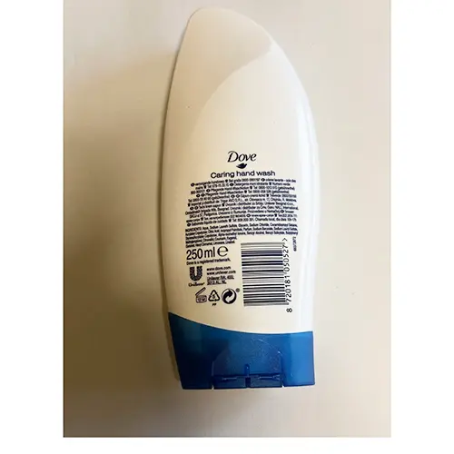 Foto dell’avviso ufficiale: Dove Caring hand wash Sapone per le mani — rischio: Rischio chimico