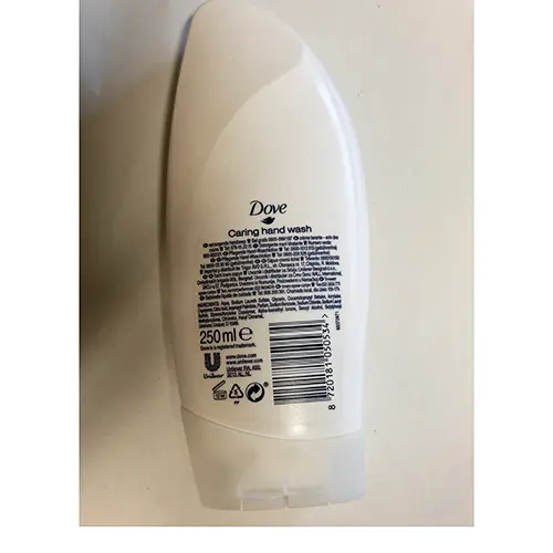 Foto dell’avviso ufficiale: Dove Caring hand wash Sapone per le mani — rischio: Rischio chimico