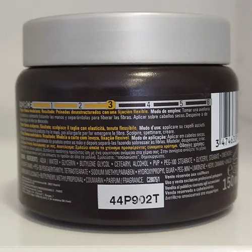 Photo de l’avis officiel: L'OREAL 3 Force - Sculpte Gel capillaire — risque: Risque chimique