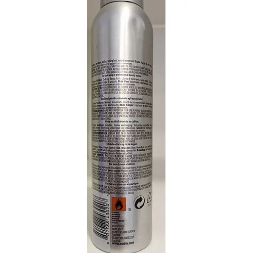 Photo de l’avis officiel: Matrix Vavoom Freezing Spray Spray pour cheveux — risque: Risque chimique