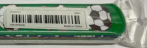 Photo de l’avis officiel: Slap Bracelets (20 pack), football Ensemble de bracelets Slap — risque: Risque chimique