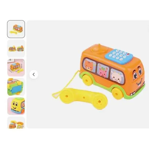 Photo de l’avis officiel: Children's Simulation Bus Phone Toy Téléphone jouet — risque: Risque chimique & Étouffement