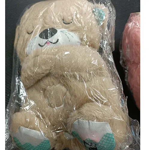 Photo from the official notice: Sleepy Cuddly Toy soft toy — choking & strangulation risk