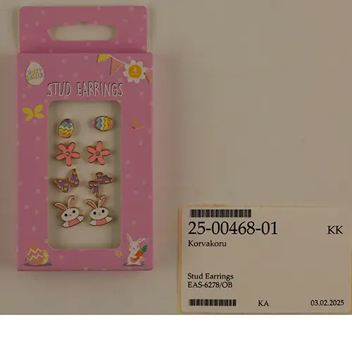 Foto dell’avviso ufficiale: Stud Earrings Orecchini — rischio: Rischio chimico