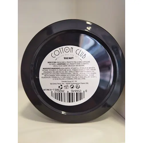 Photo de l’avis officiel: cotton club Cotton club Crème capillaire — risque: Risque chimique