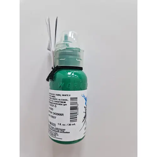 Foto dell’avviso ufficiale: WORLD FAMOUS Limitless Dark Green 2 Inchiostro per tatuaggi — rischio: Rischio chimico
