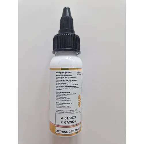 Photo de l’avis officiel: Dynamic Dynamic Ultra White Encre de tatouage — risque: Risque chimique