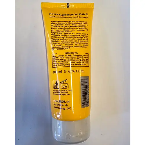 Photo de l’avis officiel: Plura concept Masque capillaire — risque: Risque chimique