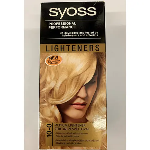 Photo de l’avis officiel: syoss LIGHTENERS Teinture capillaire — risque: Risque chimique