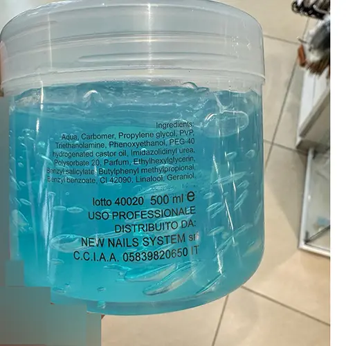 Photo de l’avis officiel: SILK Gel Cool fixing strongx Gel capillaire — risque: Risque chimique