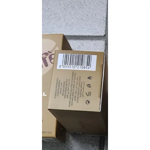 Photo de l’avis officiel: EKUIVAL PARFUME Mon Cafè Eau de parfum — risque: Risque chimique