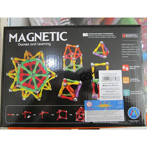 Photo de l’avis officiel: JC Toy Magnetic Games and Learning Jouet magnétique — risque: Blessures