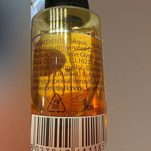 Photo de l’avis officiel: Vitos Tabacco Eau de toilette — risque: Risque chimique