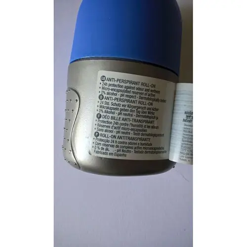 Photo de l’avis officiel: Adidas BLUE Challenge Déodorant — risque: Risque chimique