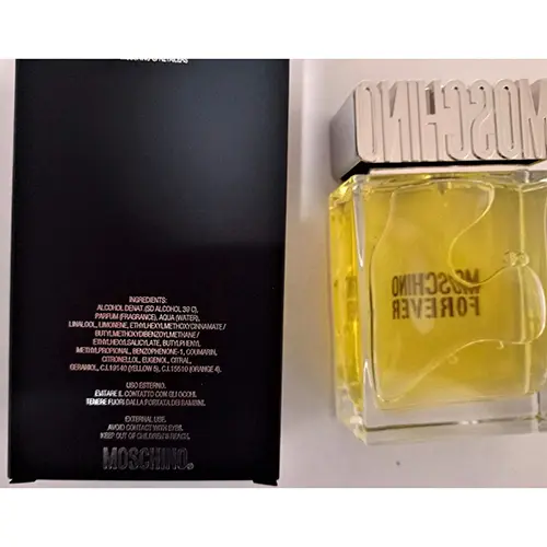 Photo de l’avis officiel: Moschino Moschino Forever Eau de toilette — risque: Risque chimique