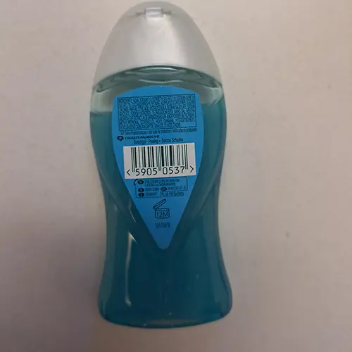 Photo de l’avis officiel: Palmolive Mineral Massage Mousse de douche — risque: Risque chimique
