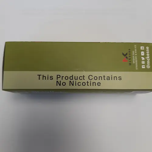 Photo de l’avis officiel: McKesse MK Bar 7000 Cigarette électronique jetable — risque: Risque chimique (SR/01650/25)