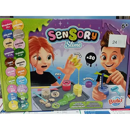 Photo de l’avis officiel: BUKI Sensory slime Slime de jouet — risque: Risque chimique
