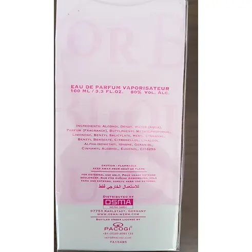 Photo de l’avis officiel: Black Onyx Bijou D'Or Parfum — risque: Risque chimique
