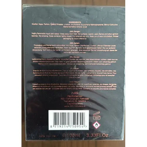Photo de l’avis officiel: NG Caught Eau de toilette — risque: Risque chimique