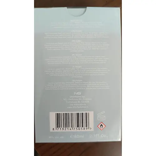 Photo de l’avis officiel: NG Dominus Eau de toilette — risque: Risque chimique