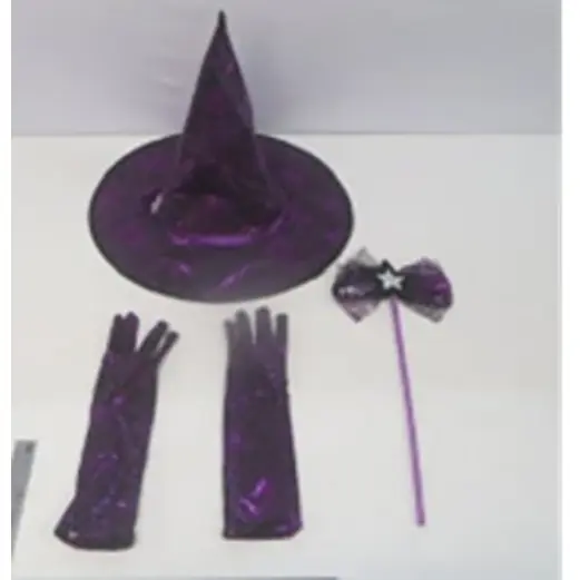 Foto uit de officiële melding: Primark Witch Halloween Set Fancy-jurk kostuum — risico: Chemische risico's