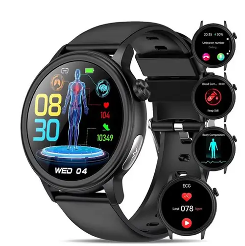 Photo from the official notice: Spielstabil Montre connectée non invasive pour la mesure de la glycémie smartwatch — health risk