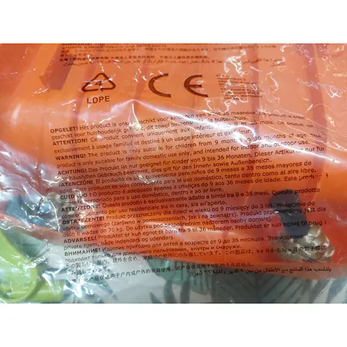 Foto do aviso oficial: TriX Baloiço de plástico — risco: Ferimentos