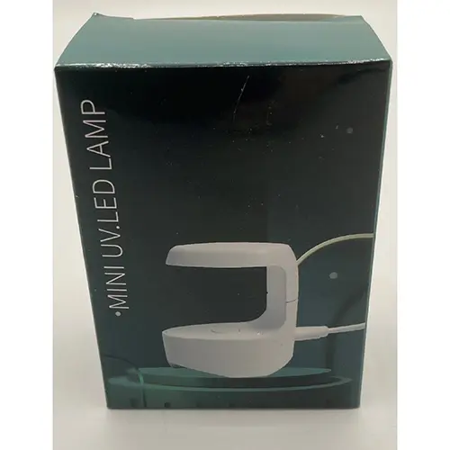 Photo from the official notice: Mini UV LED lamp — environment risk