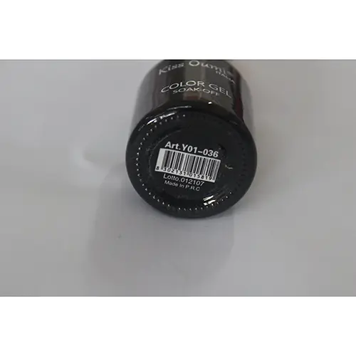 Photo de l’avis officiel: Kiss Oumi ® Italia Color Gel soak Off Vernis à ongles — risque: Risque chimique