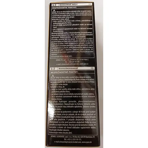 Foto aus der offiziellen Meldung: syoss Salonplex Professional Performance hair dye Haarfärbemittel — Risiko: Chemikalie