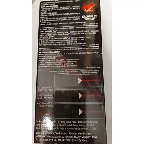 Foto aus der offiziellen Meldung: syoss Salonplex Professional Performance hair dye Haarfärbemittel — Risiko: Chemikalie