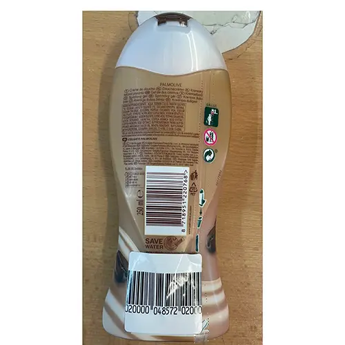 Photo de l’avis officiel: Palmolive GOURMET NEW Coffee Love Gel douche — risque: Risque chimique