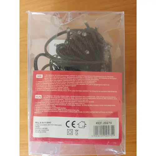 Foto do aviso oficial: Starpie LED-ES LÁMPASOROK Corrente de iluminação — risco: Choque elétrico (SR/01957/25)