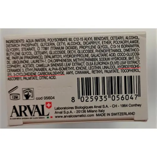 Photo de l’avis officiel: Arval Doctora - Beauty Mask Crème pour le visage — risque: Risque chimique