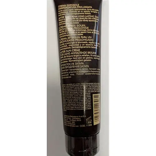 Foto do aviso oficial: Arval Solaire Long Bronze Times Creme pós-sol — risco: Químico
