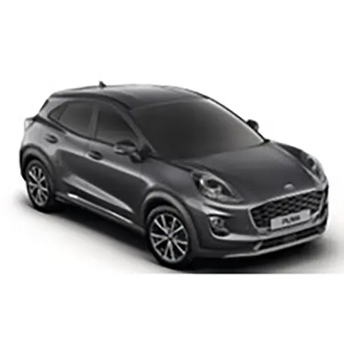 Foto uit de officiële melding: Ford FIESTA, PUMA, TOURNEO COURIER, TRANSIT COURIER Personenauto — risico: Brand